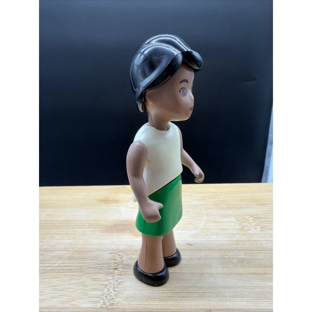 Vintage Little Tikes Dollhouse Doll Figure African American Mom People Girl